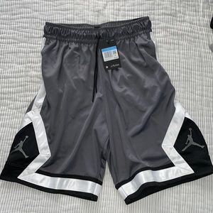 Jordan men’s basketball shorts Cool Grey sz medium BRAND NEW